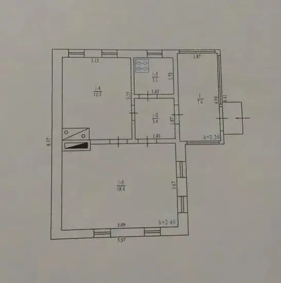 Зображення Продаж будинку, площею - 47 кв.м., район - Диканський